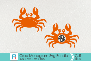 Crab Monogram: A Versatile Design Resource for Creative Projects