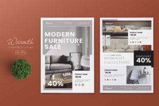 Designing Professional Furniture Store Flyers with AI and PSD Templates