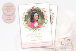 Graduation Announcement Card Template - Design 6: A Versatile Solution for Celebrating Academic Success