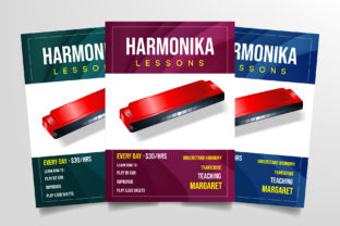 Harmonica Lessons Flyer Template: A Practical Resource for Creative Professionals
