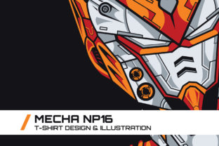 Mecha NP16 T-Shirt Illustration