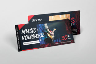 Music Concert AI and PSD Gift Voucher: A Versatile Design Solution for Event Promotion
