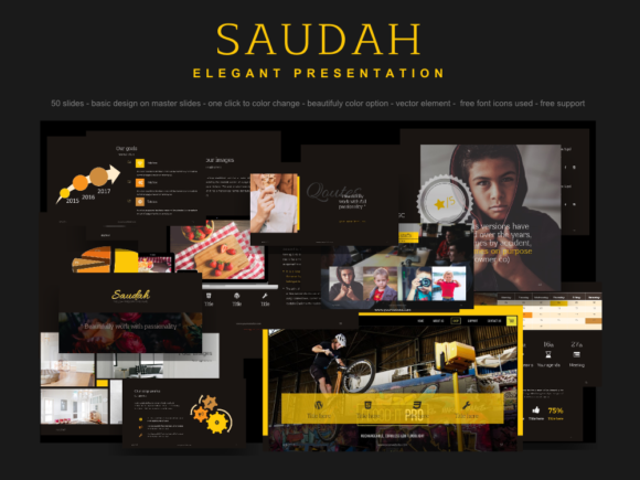 Saudah Elegant PowerPoint Presentation Templates: A Comprehensive Overview